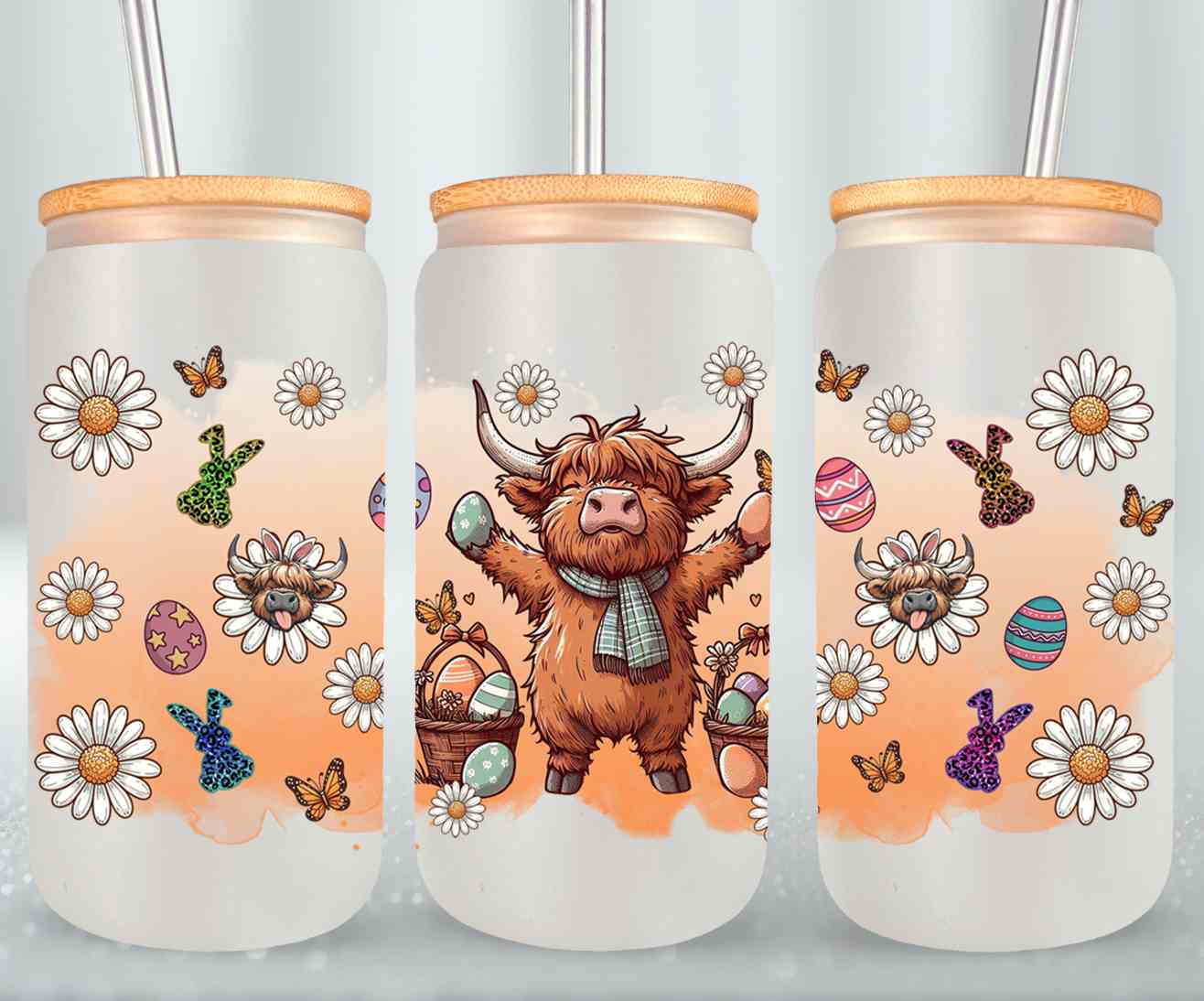 Highland Cow Easter-10389